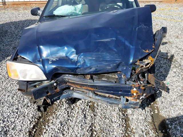 4S3BH6355Y7309400 - 2000 SUBARU LEGACY L BLUE photo 7