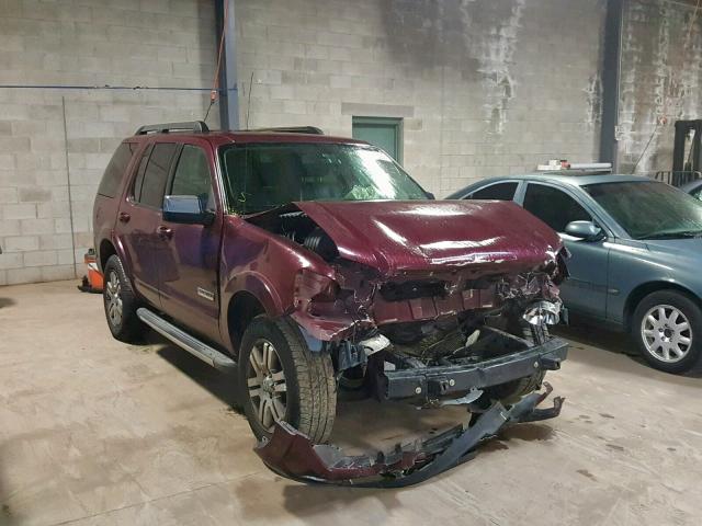 1FMEU75E08UB01482 - 2008 FORD EXPLORER L BURGUNDY photo 1