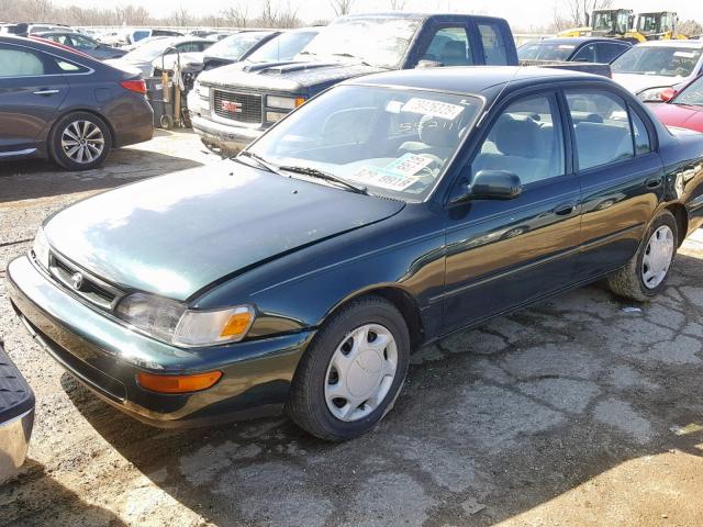 1NXBB02E4TZ450626 - 1996 TOYOTA COROLLA DX GREEN photo 2