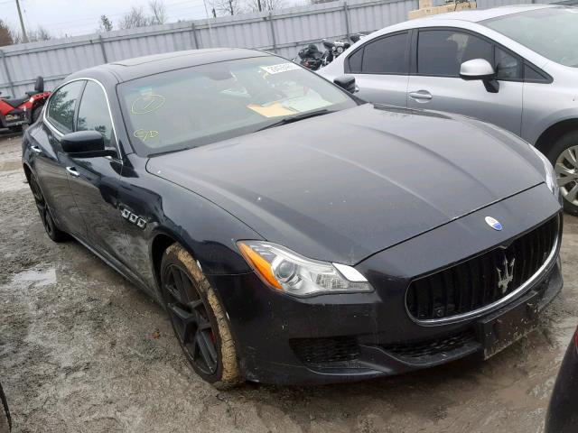 ZAM56PPA3E1072917 - 2014 MASERATI QUATTROPOR BLACK photo 1