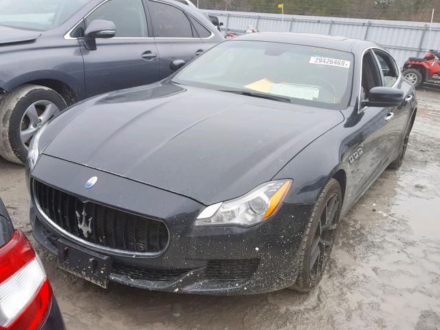 ZAM56PPA3E1072917 - 2014 MASERATI QUATTROPOR BLACK photo 2