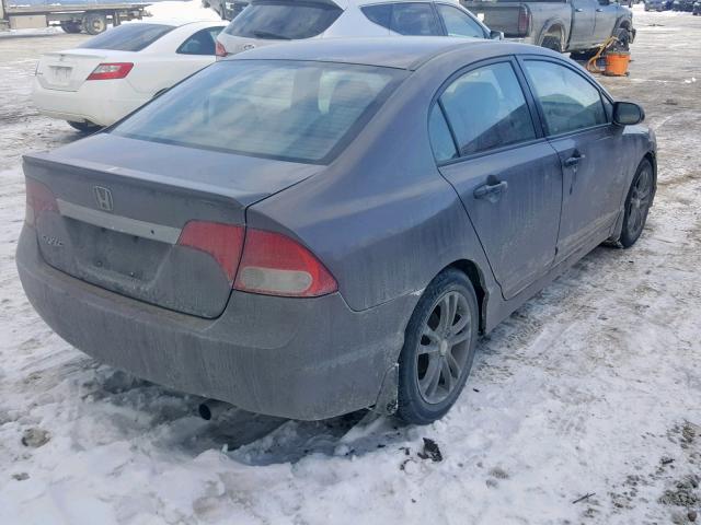 2HGFA15249H009446 - 2009 HONDA CIVIC DX GRAY photo 4