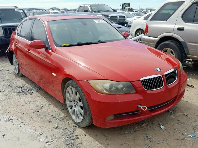 WBAVB33586KS38732 - 2006 BMW 330 I RED photo 1