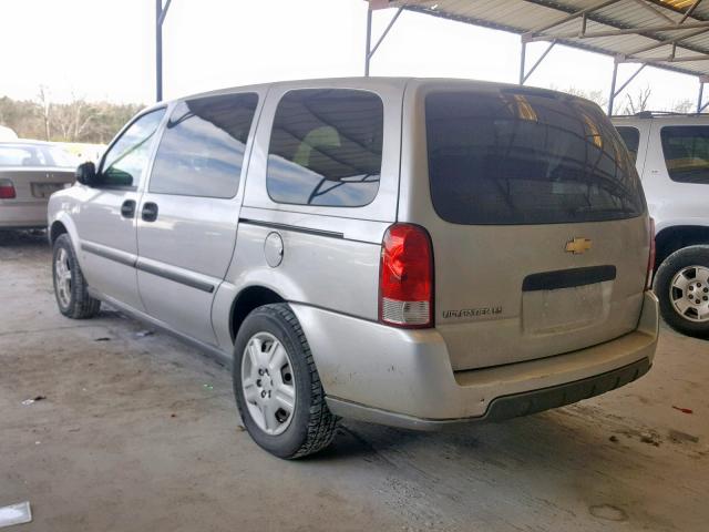 1GNDV23LX6D106324 - 2006 CHEVROLET UPLANDER L 银色 照片 3