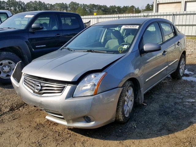 3N1AB6AP1BL688595 - 2011 NISSAN SENTRA 2.0 GRAY photo 2