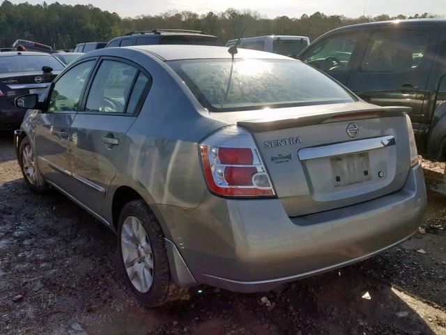 3N1AB6AP1BL688595 - 2011 NISSAN SENTRA 2.0 GRAY photo 3