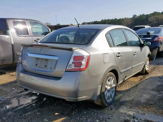 3N1AB6AP1BL688595 - 2011 NISSAN SENTRA 2.0 GRAY photo 4