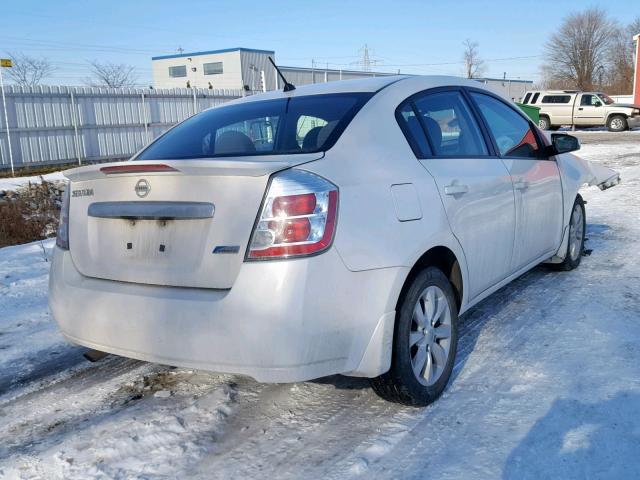 3N1AB6AP5CL621886 - 2012 NISSAN SENTRA 2.0 WHITE photo 4