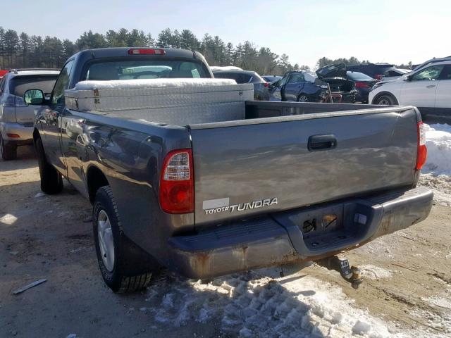 5TBJU32165S452855 - 2005 TOYOTA TUNDRA GRAY photo 3