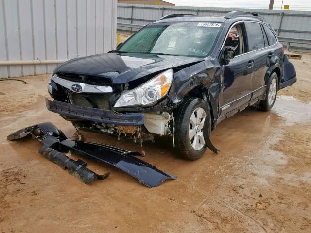 4S4BRDKC6C2225976 - 2012 SUBARU OUTBACK 3. BLUE photo 2