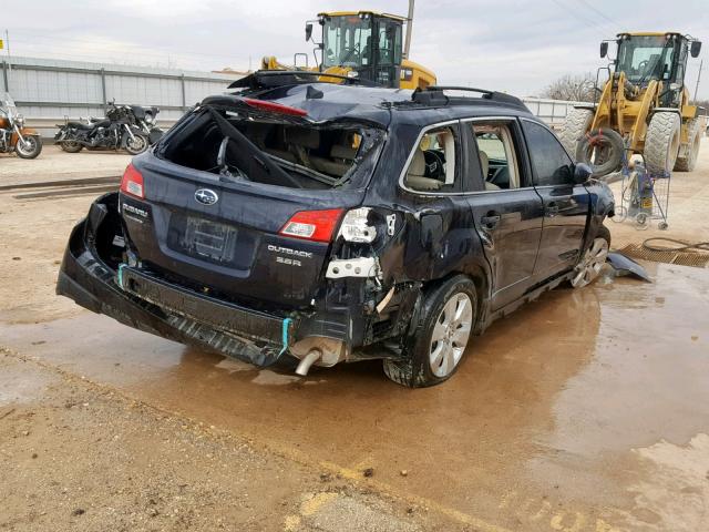 4S4BRDKC6C2225976 - 2012 SUBARU OUTBACK 3. BLUE photo 4