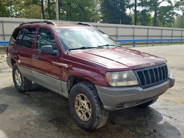 1J4GW48S02C314849 - 2002 JEEP GRAND CHER MAROON photo 1