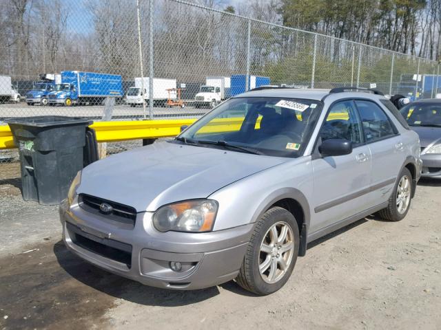 JF1GG68535G812801 - 2005 SUBARU IMPREZA OU SILVER photo 9