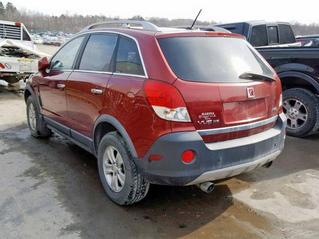 3GSDL43N78S586731 - 2008 SATURN VUE XE RED photo 3