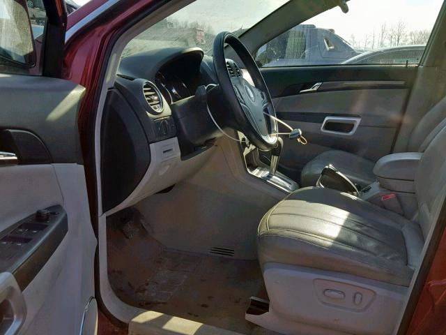 3GSDL43N78S586731 - 2008 SATURN VUE XE RED photo 5