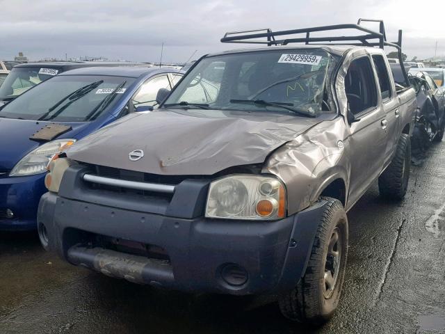 1N6ED27Y53C457081 - 2003 NISSAN FRONTIER C BEIGE photo 2