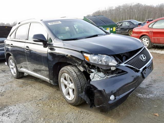 2T2BK1BAXBC111464 - 2011 LEXUS RX 350 BLACK photo 1