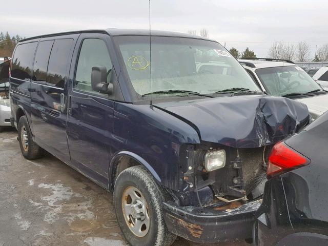 1GNFG154981188098 - 2008 CHEVROLET EXPRESS G1 BLUE photo 1