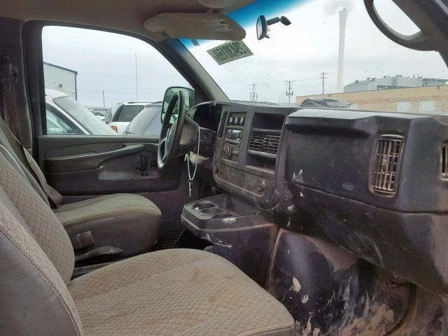 1GNFG154981188098 - 2008 CHEVROLET EXPRESS G1 BLUE photo 5