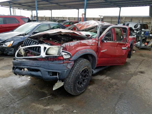 5TEHN72N94Z380774 - 2004 TOYOTA TACOMA DOUBLE CAB  photo 2