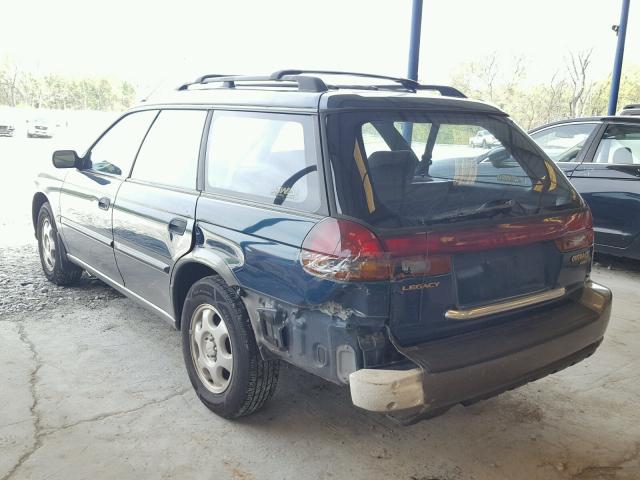 4S3BG6854V7631386 - 1997 SUBARU LEGACY OUT BLUE photo 3