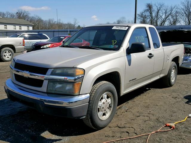 1GCCS198448143367 - 2004 CHEVROLET COLORADO SILVER photo 2