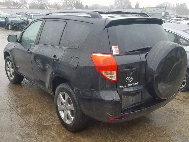 JTMZD31V176037427 - 2007 TOYOTA RAV4 LIMIT BLACK photo 3