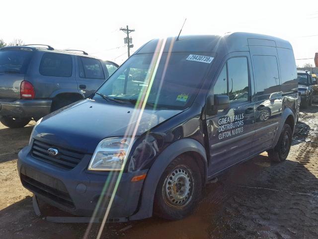 NM0LS7AN4DT173726 - 2013 FORD TRANSIT CO BLUE photo 2