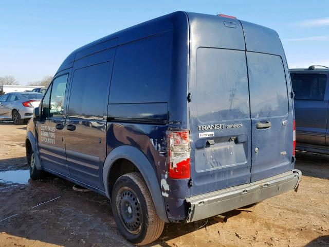 NM0LS7AN4DT173726 - 2013 FORD TRANSIT CO BLUE photo 3