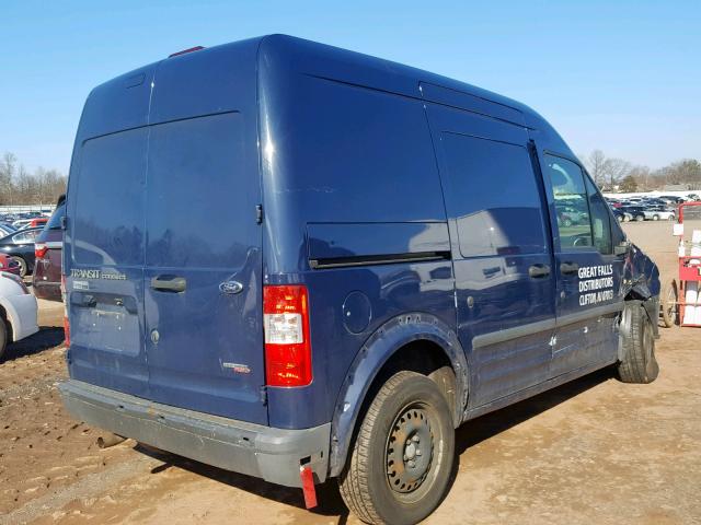 NM0LS7AN4DT173726 - 2013 FORD TRANSIT CO BLUE photo 4