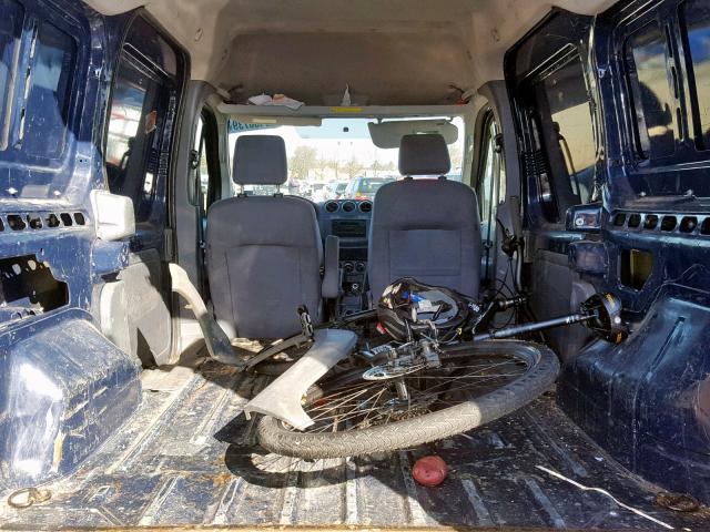 NM0LS7AN4DT173726 - 2013 FORD TRANSIT CO BLUE photo 6
