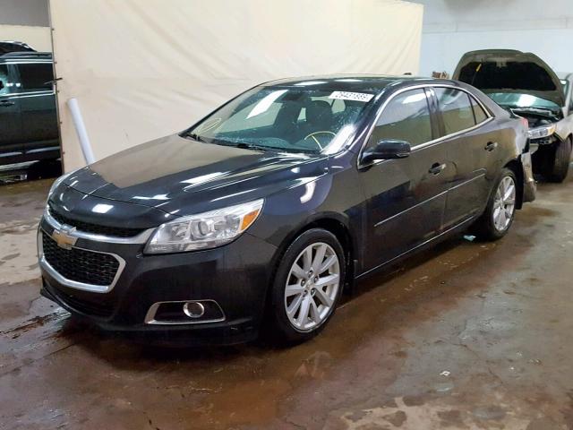 1G11D5SL2FF132799 - 2015 CHEVROLET MALIBU 2LT BLACK photo 2