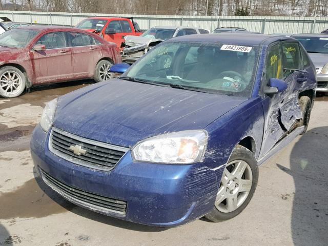 1G1ZT61846F277352 - 2006 CHEVROLET MALIBU MAX BLUE photo 2