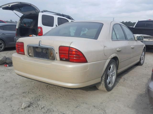 1LNHM87A8YY782013 - 2000 LINCOLN LS TAN photo 4