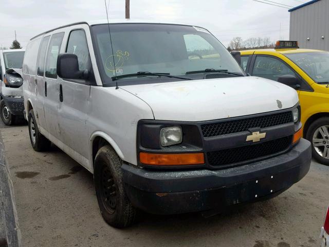 1GCSGAFX6C1159151 - 2012 CHEVROLET EXPRESS G1 WHITE photo 1