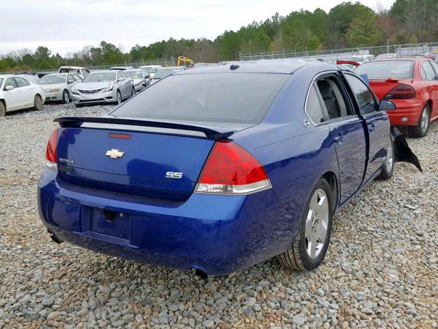 2G1WD58C369207564 - 2006 CHEVROLET IMPALA SUP ლურჯი ფოტო 4