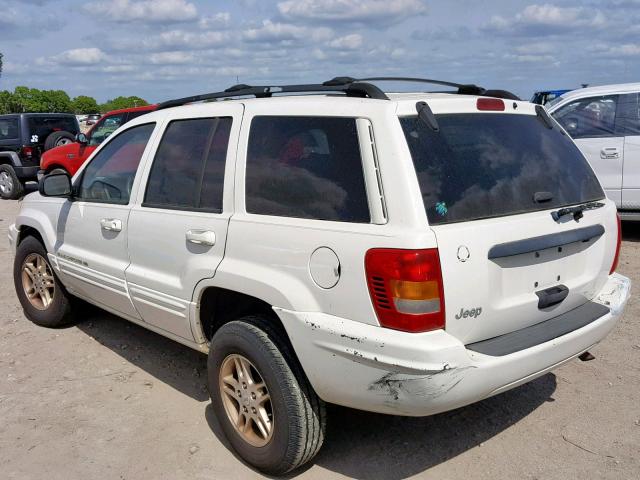 1J4G268S2XC698390 - 1999 JEEP GRAND CHER WHITE photo 3