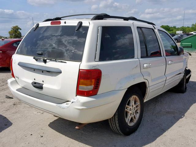 1J4G268S2XC698390 - 1999 JEEP GRAND CHER WHITE photo 4