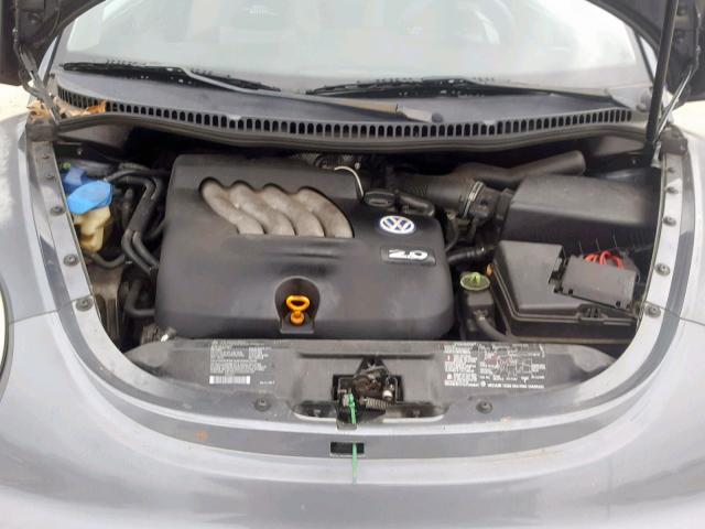 3VWCK21C42M435709 - 2002 VOLKSWAGEN NEW BEETLE Boz foto 7