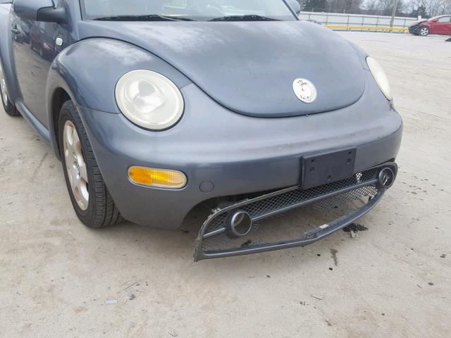 3VWCK21C42M435709 - 2002 VOLKSWAGEN NEW BEETLE Boz foto 9