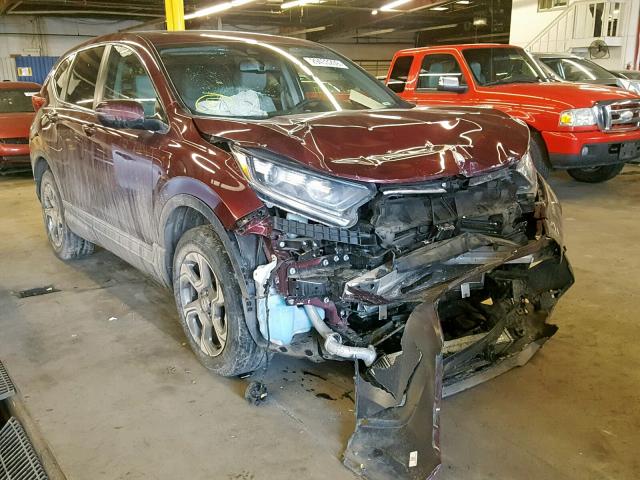 2HKRW2H86HH675054 - 2017 HONDA CR-V EXL MAROON photo 1