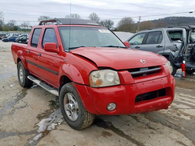 1N6ED27T52C306681 - 2002 NISSAN FRONTIER C RED photo 1