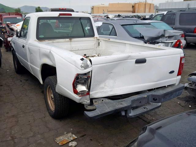 1FTYR10U03PA79313 - 2003 FORD RANGER WHITE photo 3