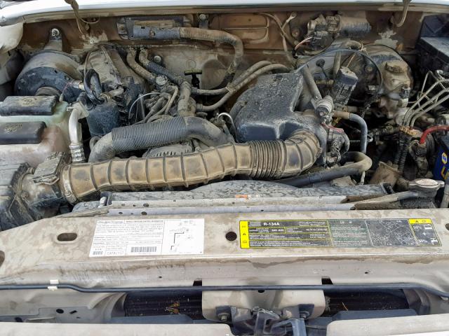 1FTYR10U03PA79313 - 2003 FORD RANGER WHITE photo 7