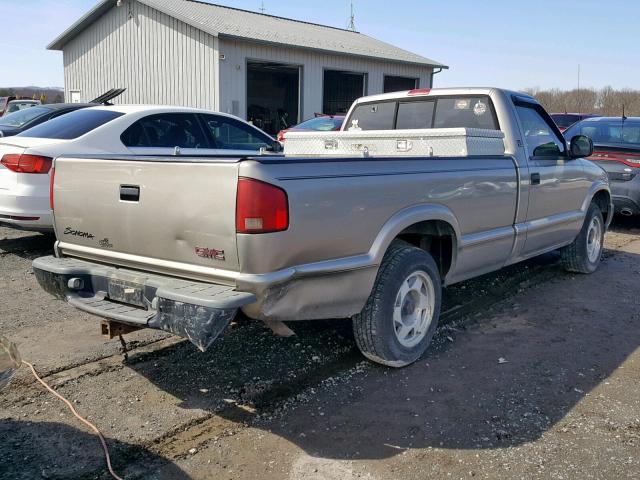 1GTCS1441W8504576 - 1998 GMC SONOMA GRAY photo 4