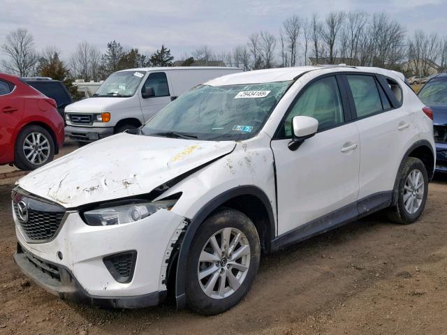 JM3KE4BE4F0447022 - 2015 MAZDA CX-5 SPORT WHITE photo 2