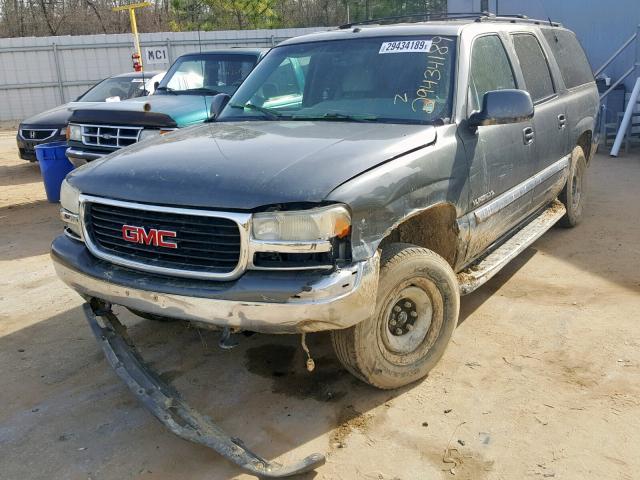 3GKFK16T41G147984 - 2001 GMC YUKON XL K GRAY photo 2