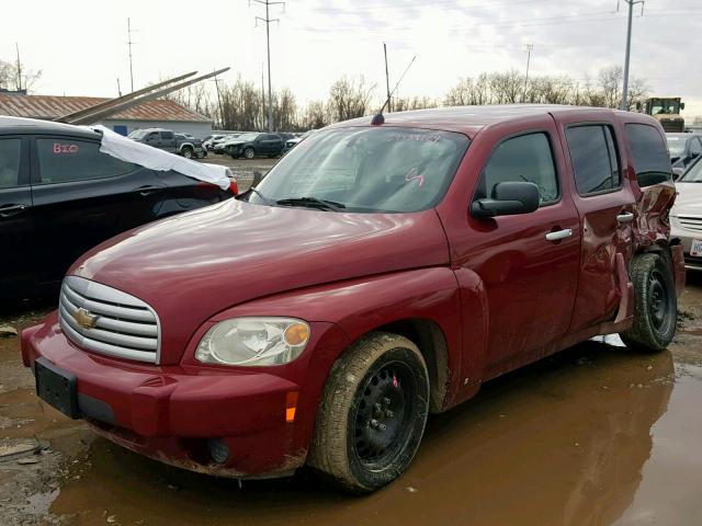 3GNDA13DX7S545720 - 2007 CHEVROLET HHR LS MAROON photo 2