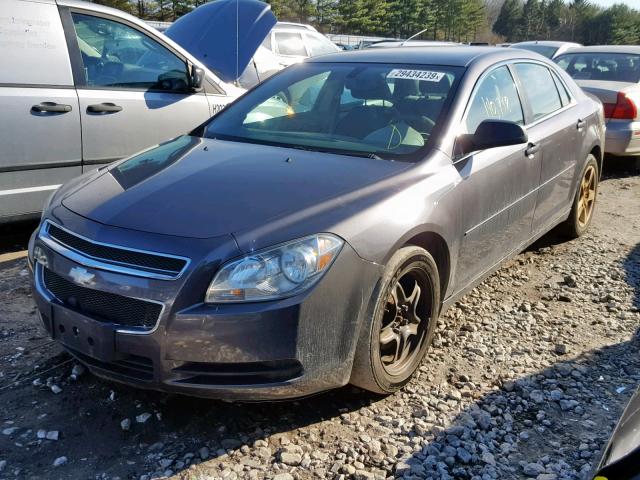 1G1ZB5EB6A4126911 - 2010 CHEVROLET MALIBU LS CHARCOAL photo 2