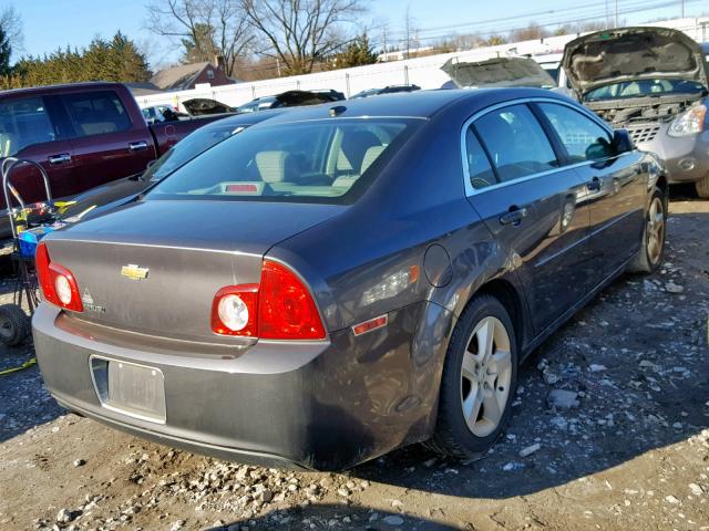 1G1ZB5EB6A4126911 - 2010 CHEVROLET MALIBU LS CHARCOAL photo 4